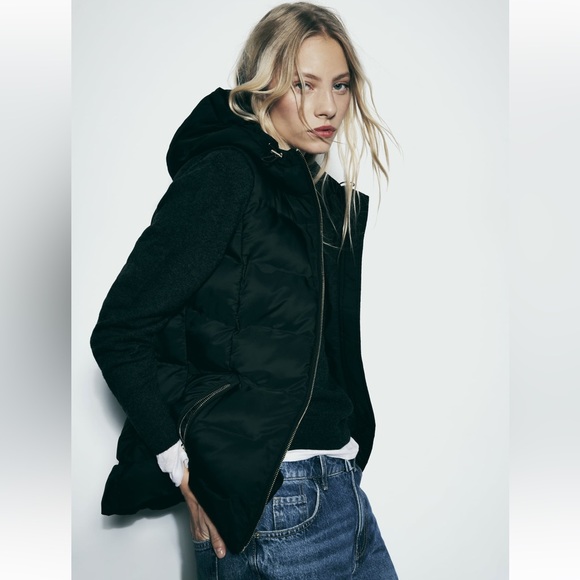 Zara NWT Water & Wind Protection Puffer Vest - Picture 5 of 17